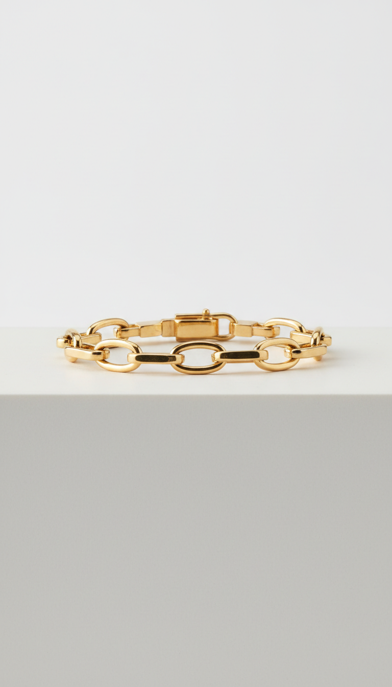 Gold Vermeil Link Bracelet
